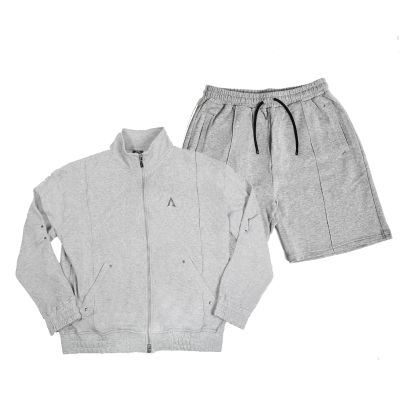 ∧Ｂ　スウェット ジャケット＆ハーフパンツセットアップ