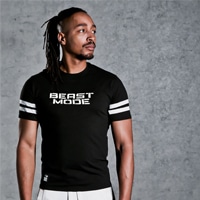 ｂｍｔｗスーパーストレッチＴシャツ ハーフスリーブ６ Ｍ ブラック