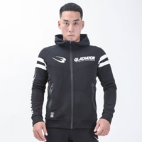 ＧＬＡＤＩＡＴＯＲ × ＢＯＤＹＭＡＫＥＲ ＣＯＬＬＡＢＯＲＡＴＩＯＮ ＧＹＭウエア パーカー Ｍ ブラック