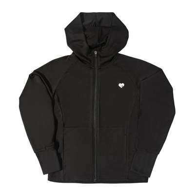 B-Heart DRYエアーメッシュ UVカット パーカー S ブラック WD144SBK