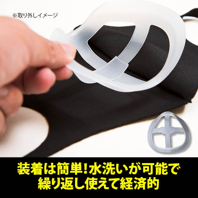 快適マスク、洗えて清潔