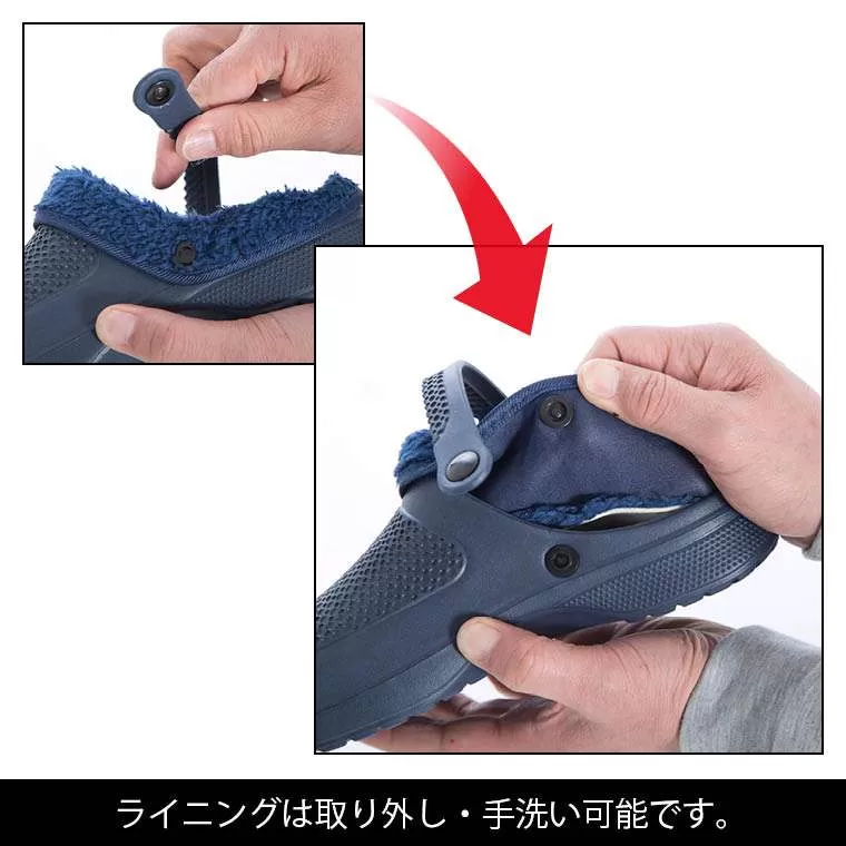 ムートンタッチサンダル