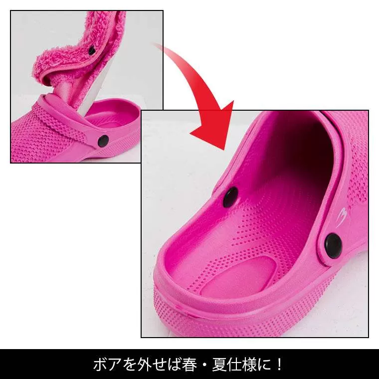 ムートンタッチサンダル