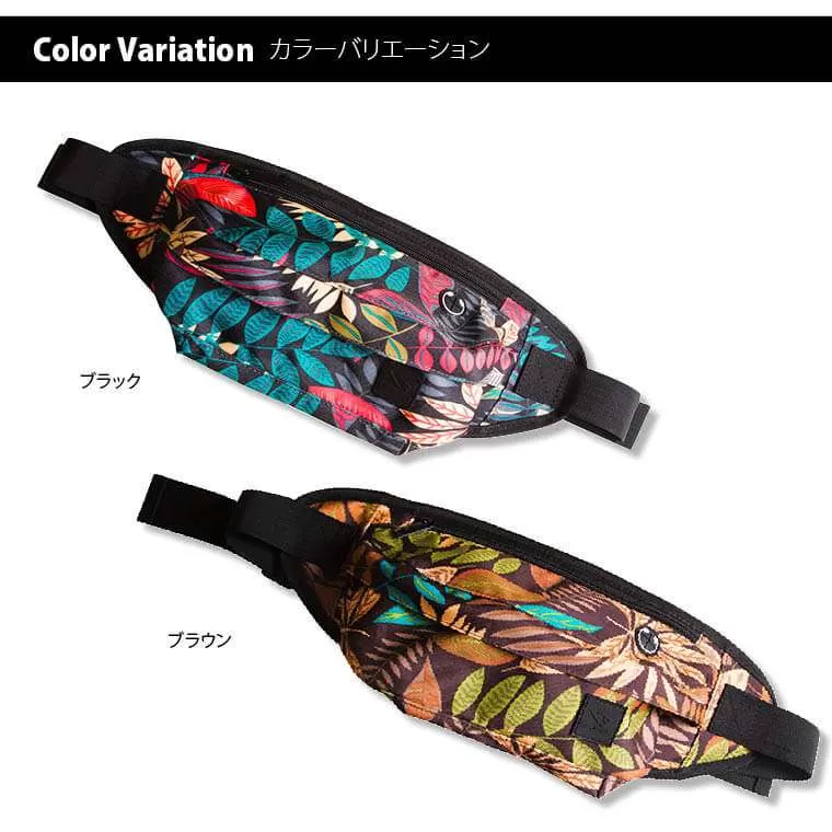 2WAYボディバッグ ボタニカル柄