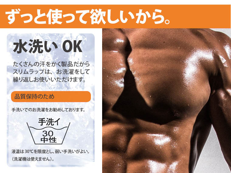 スリムラップ MEN 薄型サポーター 減量用サポーター ウエストサポーター