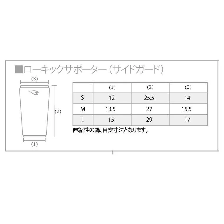 ローキックサポーターサイドガード(1組)