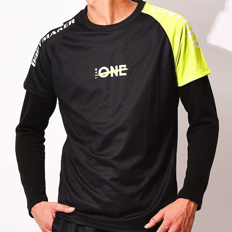 TEAM ONE×DIVINER コラボ BM・DRY ハーフスリーブ
