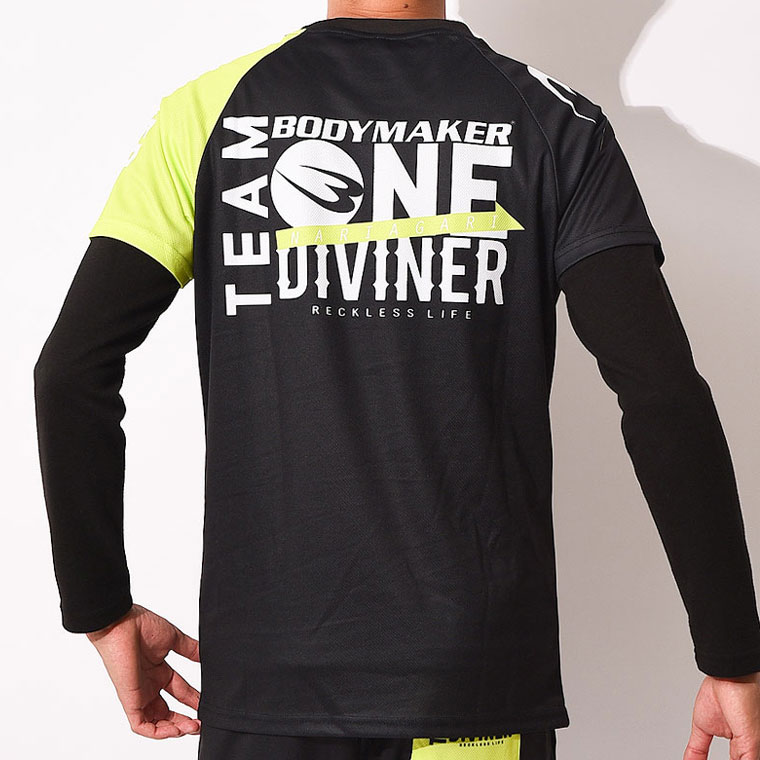 TEAM ONE×DIVINER コラボ BM・DRY ハーフスリーブ