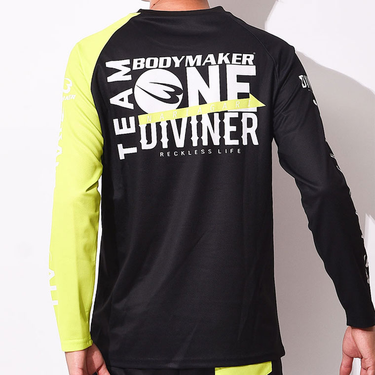 TEAM ONE×DIVINER コラボ BM・DRY ロングスリーブ