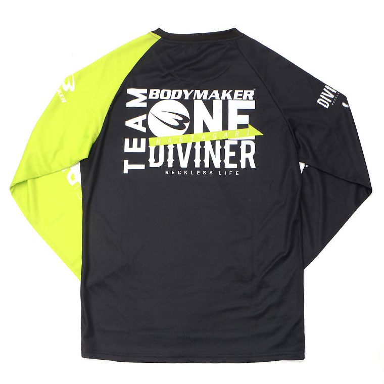 TEAM ONE×DIVINER コラボ BM・DRY ロングスリーブ