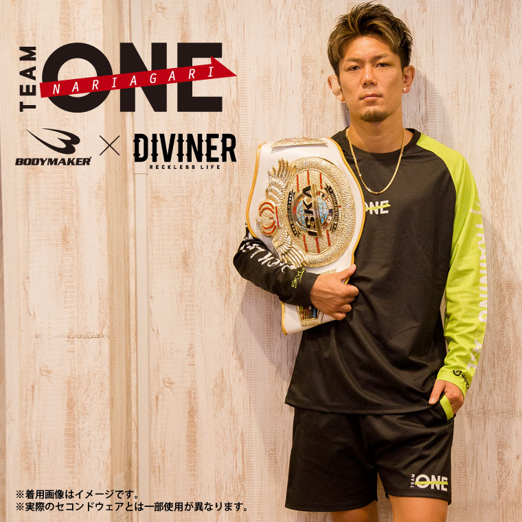 TEAM ONE×DIVINER コラボ BM・DRY ハーフパンツ