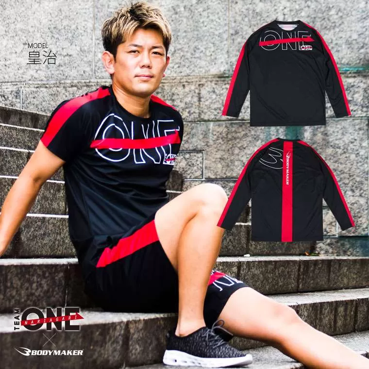 TEAM ONE×BODYMAKER コラボウエアBM・DRY ロングスリーブ2