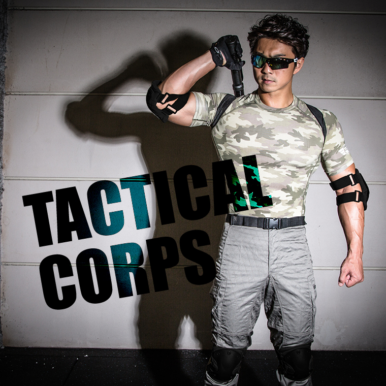 TACTICAL CORPS エルボーアンドニープロテクター サバゲ― 肘プロテクター膝プロテクター ミリタリー