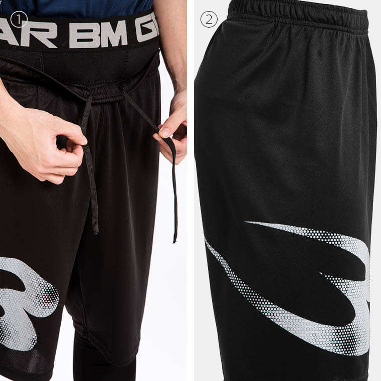 MD161 BM・DRY ハーフパンツ BS2