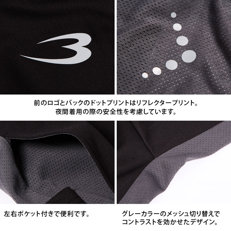 BM・DRY エアーメッシュ パーカー