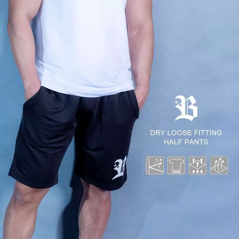 プラスB DRY ルーズフィット ハーフパンツ