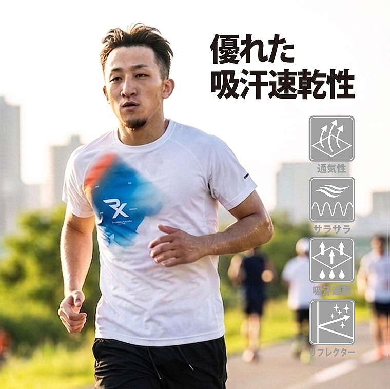 ＲＸ　ＤＲＹ　ＴＥＣＨ　ハーフスリーブ３　昇華