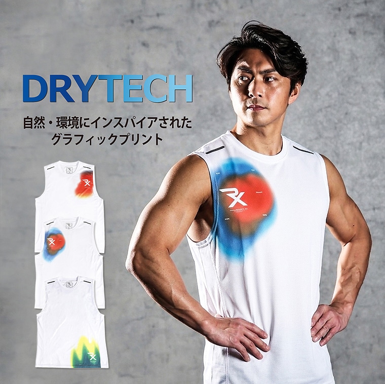 ＲＸ　ＤＲＹ　ＴＥＣＨ　ノースリーブ　昇華