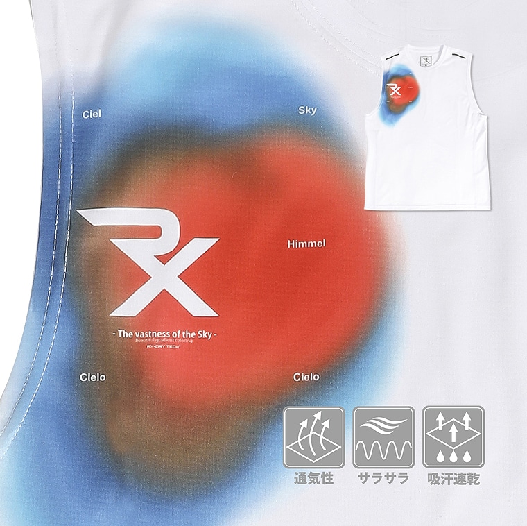 ＲＸ　ＤＲＹ　ＴＥＣＨ　ノースリーブ　昇華