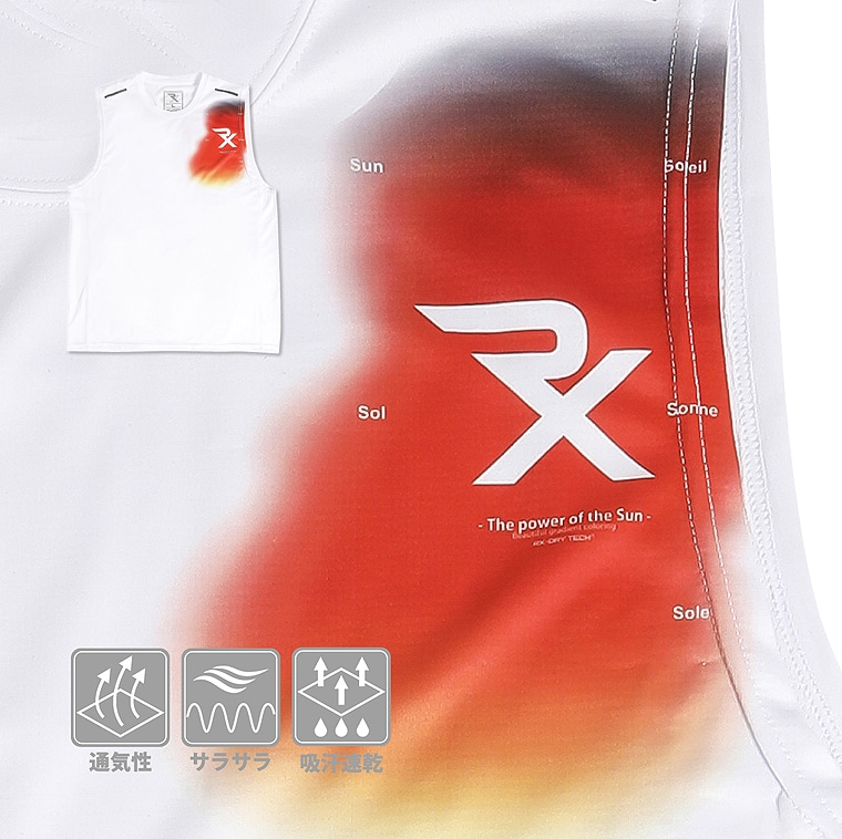 ＲＸ　ＤＲＹ　ＴＥＣＨ　ノースリーブ　昇華