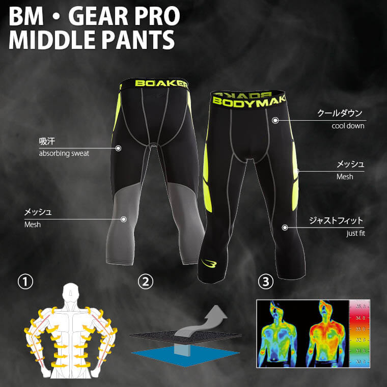 BM・GEAR PRO ミドルパンツ