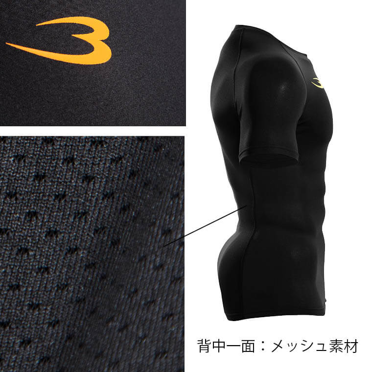 BMメッシュGEAR ハーフスリーブト