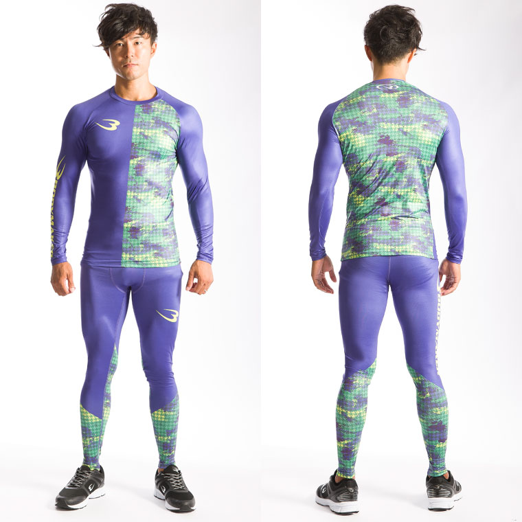 BM・GEAR パネルプリントハーフスリーブ