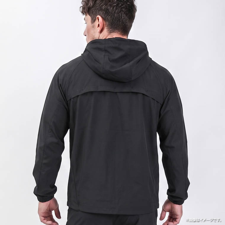 BM 4Dストレッチパーカー M ブラック MJ198MBK｜BODYMAKER