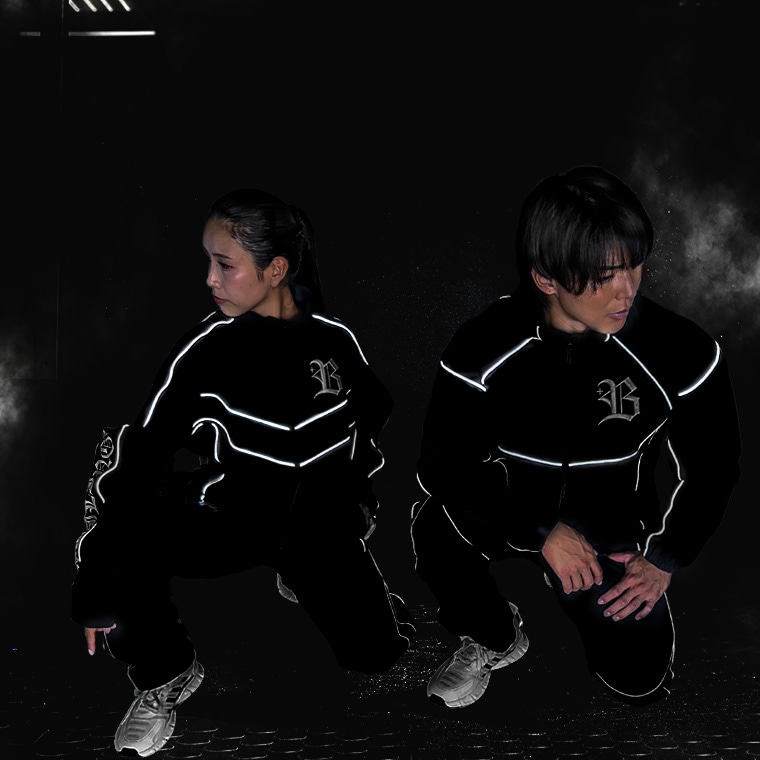 プラスＢ　ＮＹＬＯＮジャケットセットアップ１