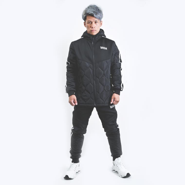 bmtw TECH キルティングロングパンツ