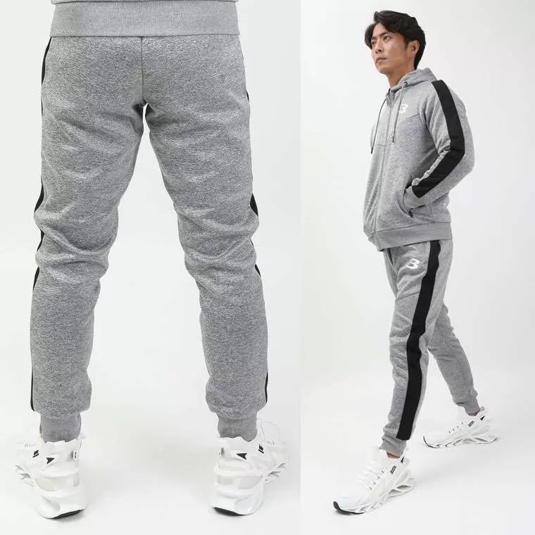BM・TECH Bロゴロングパンツ1