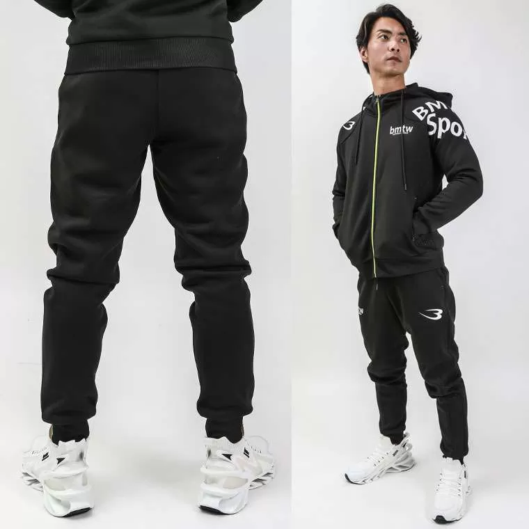 BM・TECH Bロゴロングパンツ2