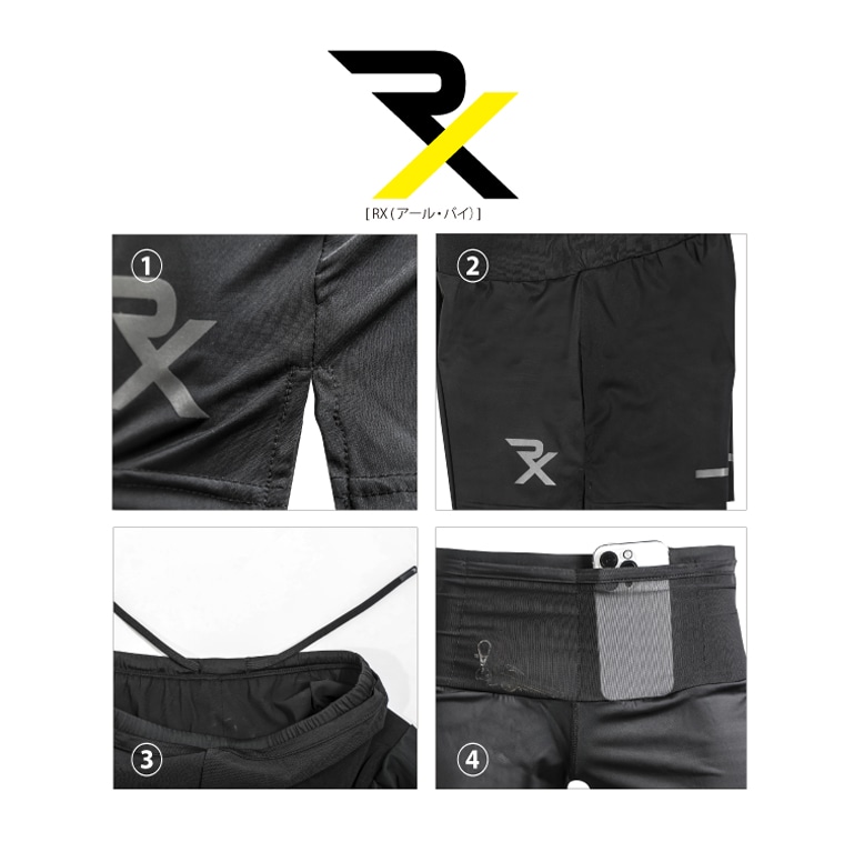 ＲＸ　４Ｄ　ＳＴＲＥＴＣＨ　マルチポケットハーフパンツ