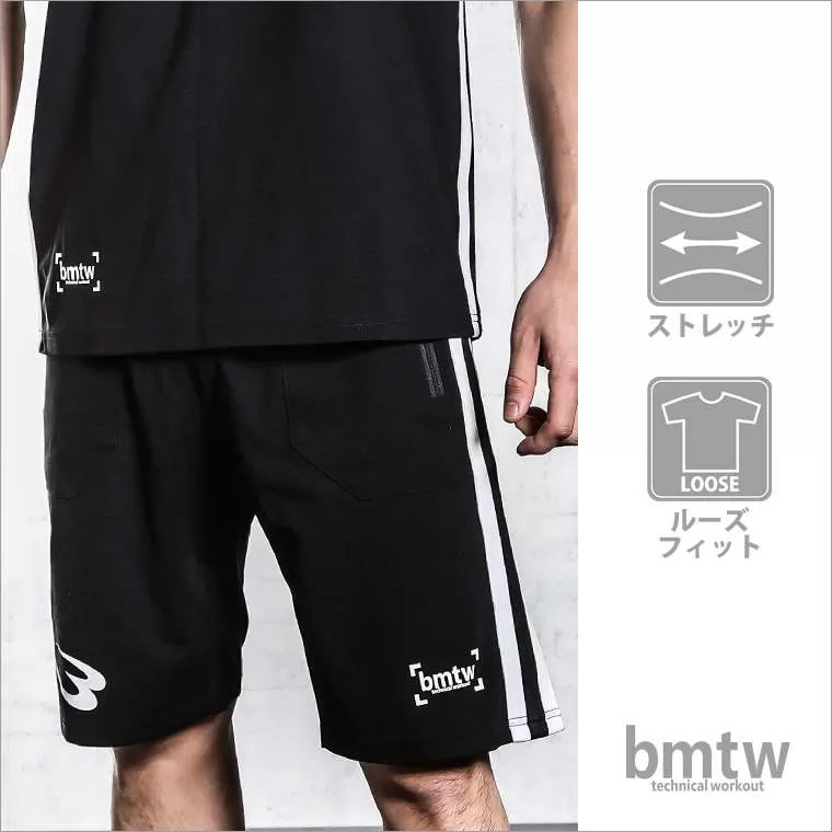 bmtw シルキースウェットハーフパンツ3