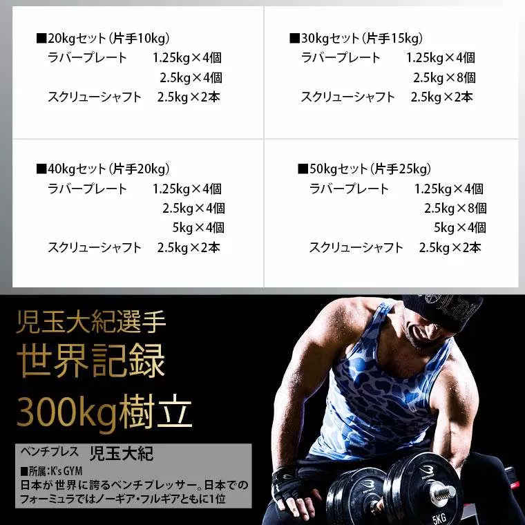 ボディーメーカー　ダンベル　プレート　20kg 1枚 ラバープレート 20KG｜BODYMAKER（ボディメーカー）