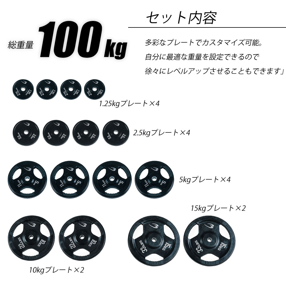 イバンコ プレートセット100キロセット