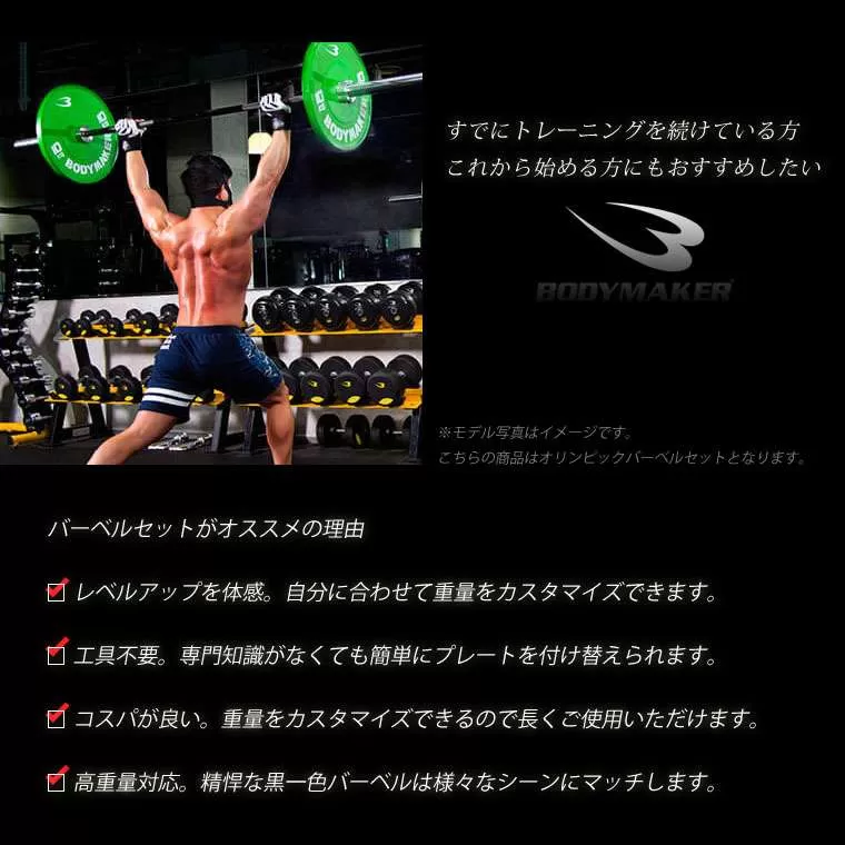 オリンピックバーベルセット4 55kg