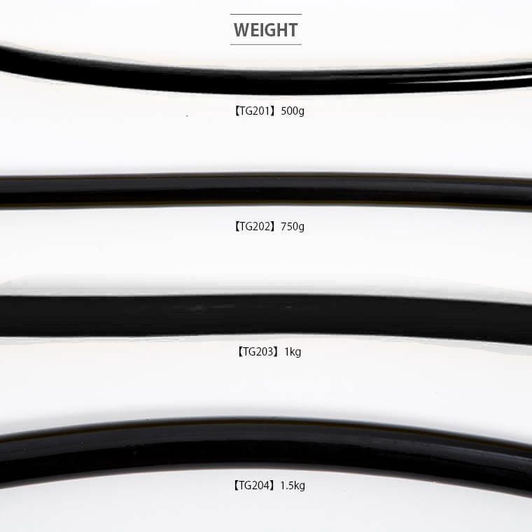 ヘビージャンプロープ（約１０００ｇ） TG203BK｜BODYMAKER（ボディメーカー）公式 スポーツ用品・トレーニング用品通販サイト