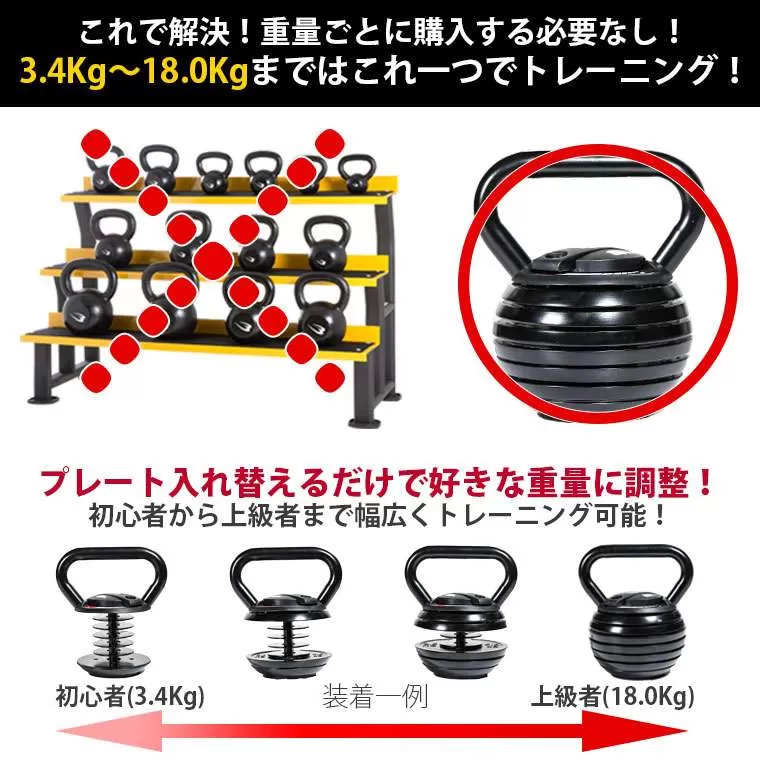 可変式ケトル 18KG 1個
