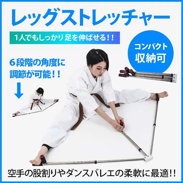 レッグストレッチャー シルバー TG481SI｜BODYMAKER（ボディ