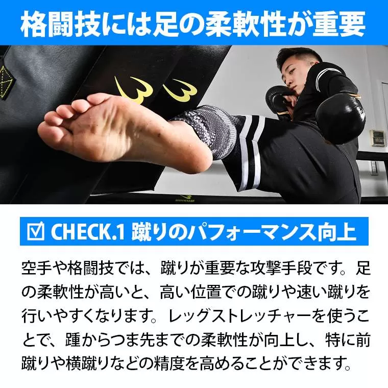 レッグストレッチャー シルバー TG481SI｜BODYMAKER（ボディ