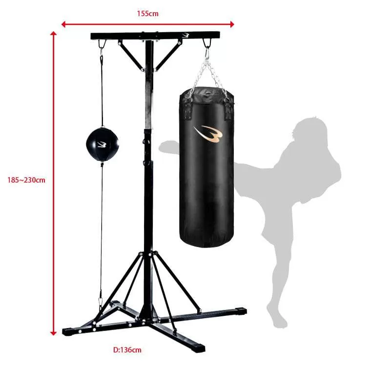 ファイティングスタンド4セット 130cm パンチンググローブセット2