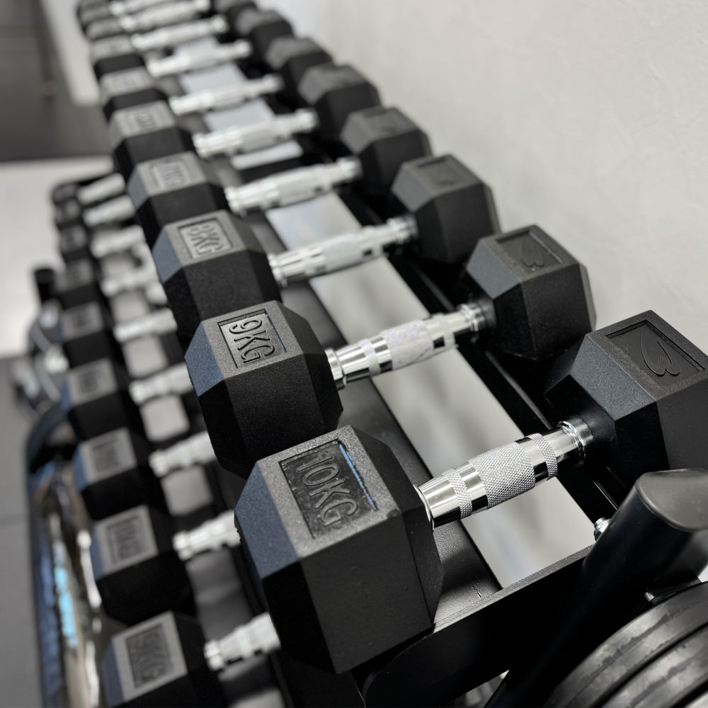 マルチダンベルラック　六角ダンベルセット