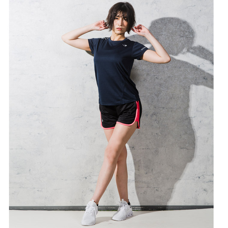 BM・DRY スムースエアーメッシュ ハーフスリーブ WOMEN