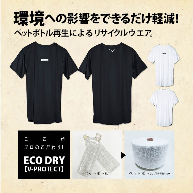ECO DRY 通気性 快適 リフレクター SDGs 抗菌防臭 サステナビリティ
