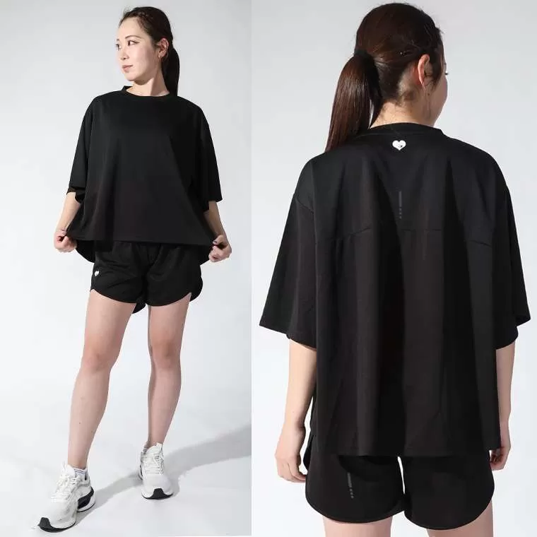 B-Heart DRYエアーメッシュ フレアTシャツ
