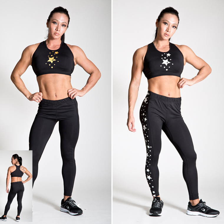 BM・GEAR STAR WOMENブラトップの着こなし