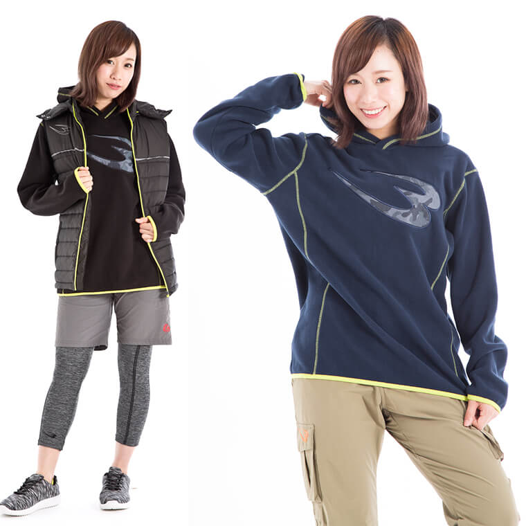 フリースプルオーバーフーディ WOMEN
