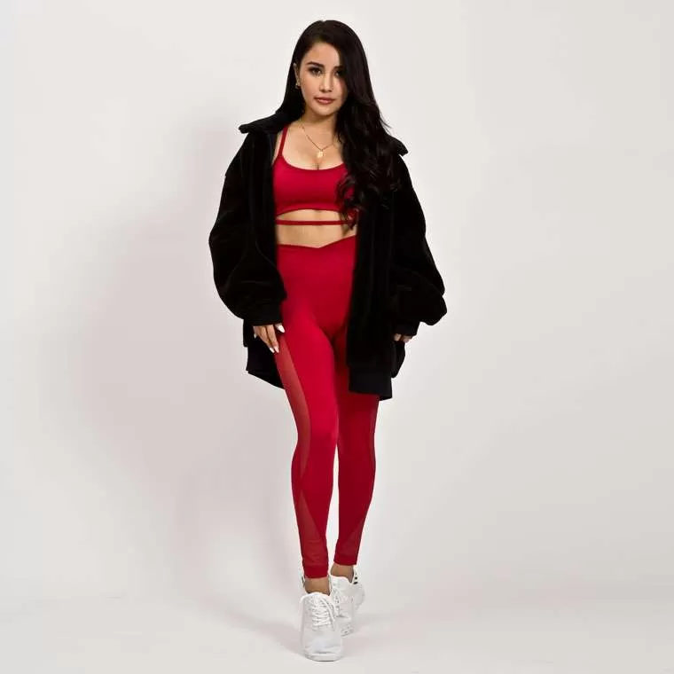 えがさりxBODYMAKER コラボ レギンス1